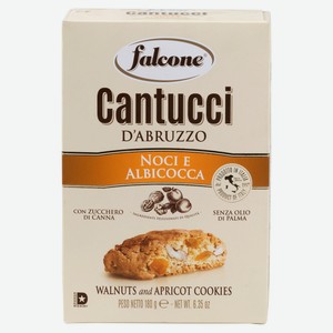 Печенье Falcone Cantucci с грецким орехом и абрикосом, 180 г