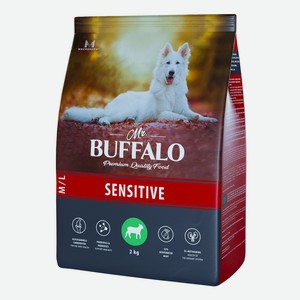 Сухой корм Mr. Buffalo Adult Sensitive с ягненком для собак с чувствительным пищеварением 2 кг