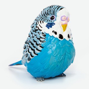 Коллекционная фигурка волнистого попугая EXOPRIMA, голубая