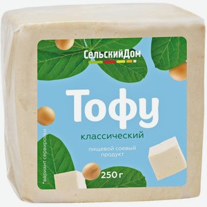 Продукт пищевой соевый Едемский Сад Тофу классический 4.8% 250г в ассортименте
