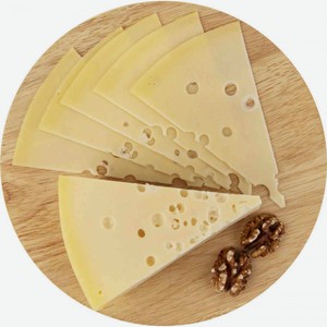 Сыр полутвёрдый Эмменталь Excelsior 45%, 1 кг