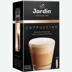Кофейный напиток растворимый Jardin Cappuccino, 8×18 г