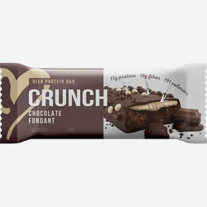 Батончик протеиновый без сахара Crunch Шоколадный фондан, 60 г