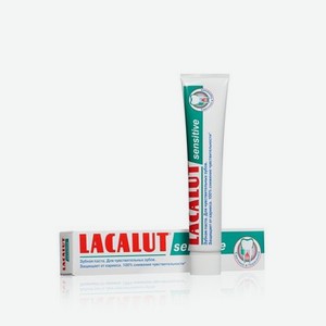 Зубная паста LACALUT Sensitive для чувствительных зубов 75мл + зубная щетка LACALUT Aktiv soft