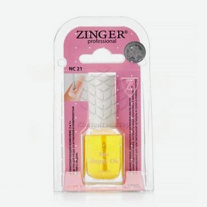 Средство Zinger для ухода за кутикулой и поверхностью ногтей (с мёдом)   Bee happy oil   NC21 12мл