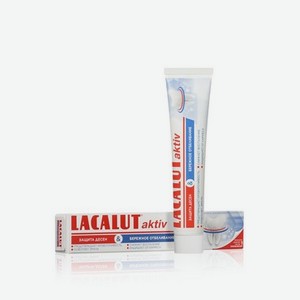 Зубная паста LACALUT Aktiv   Защита десен и бережное отбеливание   50мл
