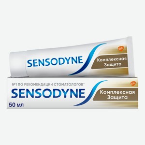 Зубная паста Sensodyne Комплексная защита для чувствительных зубов мятная с фтором, 50мл Словакия