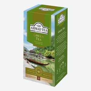 Чай зеленый Ahmad Tea Green классический в пакетиках 2 г х 25 шт