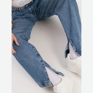 ТВОЕ Удлиненные широкие джинсы с разрезами