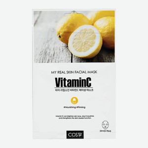 COS.W Маска для лица с витамином С питательная и укрепляющая 23