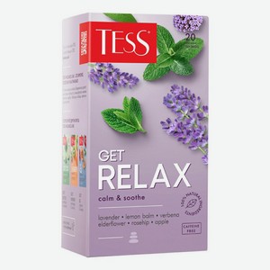 Травяной чай Tess Get Relax в пакетиках 1,5 г х 20 шт