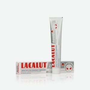 Зубная паста LACALUT Basic   White   75мл