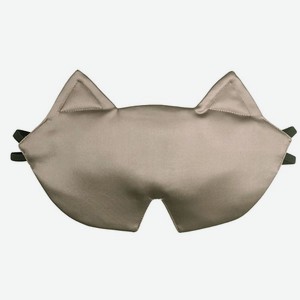 SILK MANUFACTURE Шёлковая маска для сна из 3-х видов натурального шёлка BRONZE CAT