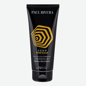 PAUL RIVERA Тонирующая маска для окрашенных и натуральных волос золотая Gold Land