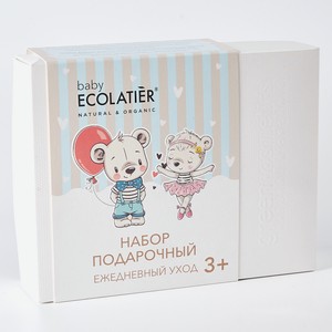 Набор подарочный Ecolatier Pure Baby 150мл + Молочко детское 3+ 150мл Россия