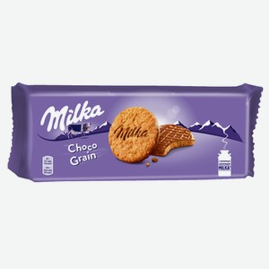 Печенье овсяное Milka с шоколадом, 126г Польша
