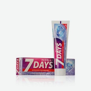Зубная паста 7 days   Бережное отбеливание   100мл