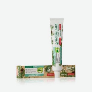 Зубная паста Natural Balm   Здоровье дёсен   с экстрактом хвои + алоэ 85г