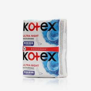 Женские прокладки Kotex Ultra night , 14шт