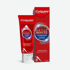 Отбеливающая зубная паста Colgate Optic White   Мгновенный   с фторидом 75 мл