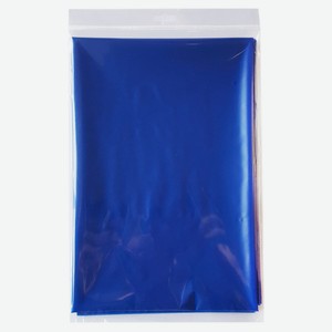 Скатерть одноразовая полиэтиленовая синяя, 120х150 см