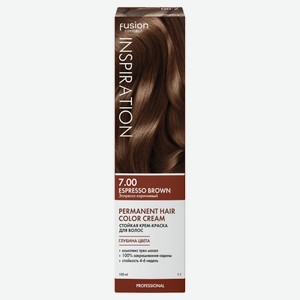 Крем-краска стойкая для волос Concept Fusion 7.00 Fusion Эспрессо коричневый Espresso Brown, 100 мл