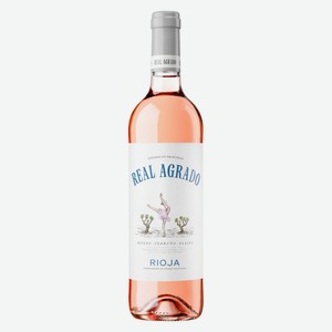 Вино Real Agrado Rosado розовое сухое, 0.75л Испания