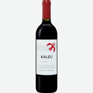 Вино Kaleu Malbec красное сухое, 0.75л Аргентина