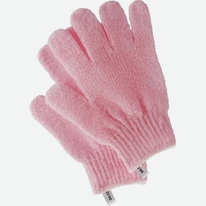 Перчатки для душа DECO. отшелушивающие (розовые) 2 шт