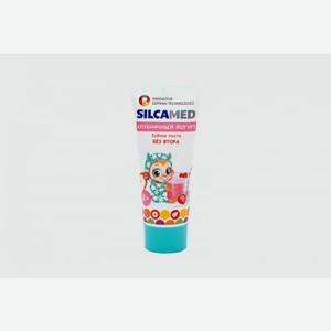 Детская зубная паста, от 2 лет SILCA Med, Клубничный Йогурт 65 гр