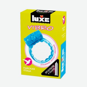 LUXE CONDOMS Виброкольца LUXE VIBRO Райская птица + презерватив