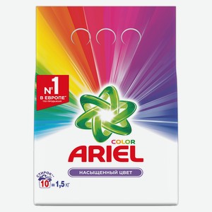 Стиральный порошок Ariel Color для цветного белья, автомат, 1,5 кг