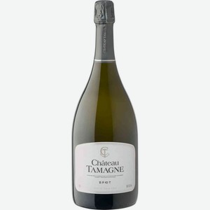 Вино игристое Chateau Tamagne белое брют 12,5 % алк., Россия, 1,5 л
