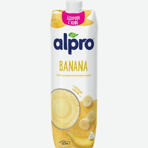 Напиток соево-банановый ультрапастеризованный Alpro 1л