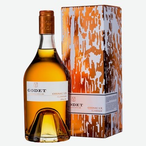 Коньяк Godet VS Classique Cognac в подарочной упаковке, 0.7л Франция