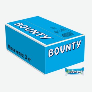 Батончик Bounty Minis шоколадный, 3кг Россия