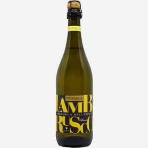 Вино Lambrusco Ca di Valle белое игристое полусладкое 9.5% 750мл