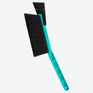 Щетка для снега Spin&Clean Techno со съемным скребком зеленая, 45 см