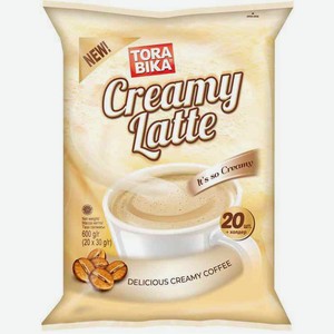 Кофейный напиток растворимый Torabika Creamy Latte, 20×30 г