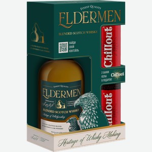 Виски Eldermen шотландский купажированный 40% 500мл + Кола 2шт