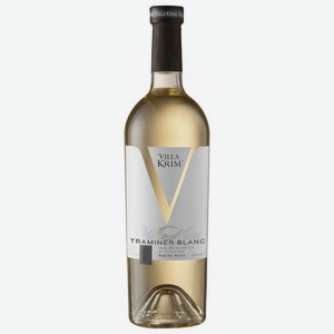 Вино белое Villa Krim Traminer Blanc полусладкое, 0.75 л