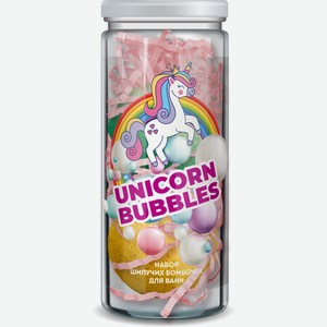 Набор подарочный Beauty visage Relax Bath Bomb + Unicorn Bubbles шипучие бомбочки, 2 x 110г Россия