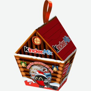 Конфеты Kinder Mix шоколадные Домик кормушка для птиц 99.7г
