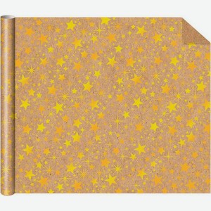 Бумага упаковочная Арт и Дизайн крафт Премиум рисунок и цвет: в ассортименте, 99×67 см