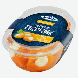 Закуска Золотой перчик со сливочным сыром Meggle БЗМЖ, 210 г