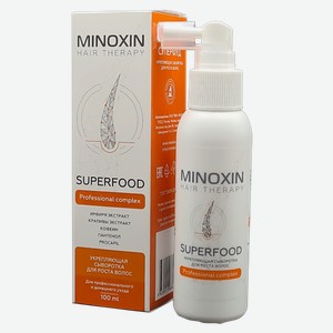 МИНОКСИН Superfood Укрепляющая сыворотка для роста волос 100