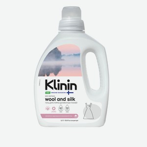Гель д/стирки Klinin деликатных тканей без запаха 1,5л