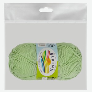 Пряжа Alpina Baby Super Soft светло-зеленая, 50 г
