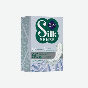OLA! Silk Sense Ежедневные ультратонкие прокладки мультиформ, без аромата 60