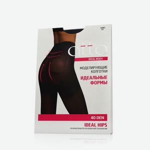 Женские колготки Atto Ideal Body Hips 40den Nero 2 размер